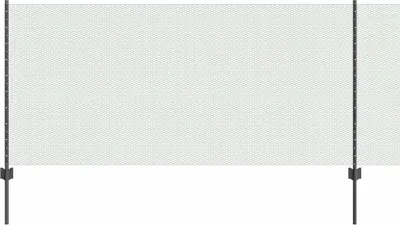 A fence with two posts on a white background.