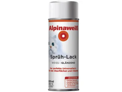 Produktbild von Alpinaweiß Sprühlack 400 ml weiß glänzend
