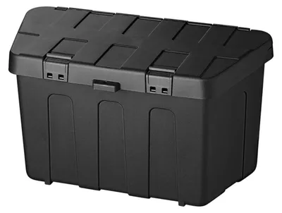 Image de Coffre de rangement timon plastique 320 x 630 x H355mm excl. prêt-à-monter