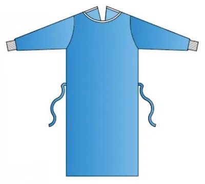 Chirurgischer Stahl, 35 g/m², Größe L, 130 cm, 30 Stück