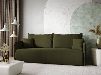 Produktbild von Sofa 2-Sitzer mit Schlaffunktion CALGARY Stoff Curio Grün