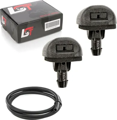 Produktbild von 2x Windschutzscheiben Spritzwasserdüse Schlauch Set vorne für PEUGEOT 306 307