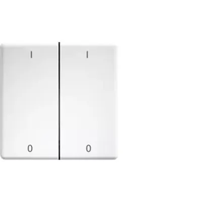 Produktbild von Eltako Doppelwippe lasergraviert DW-FT55-rw+IO 30000988
