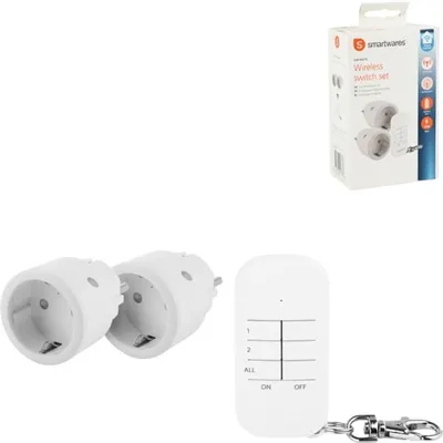 Image de Kit d'interrupteurs sans fil Smartwares 2300 W
