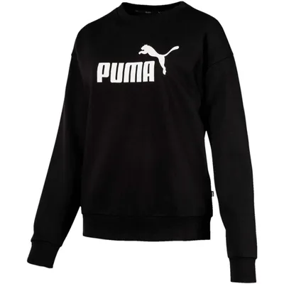 Produktbild von PUMA ESS Logo Crew TR, Erwachsener, Männlich, Schwarz, Abbildung, M, Athletisch