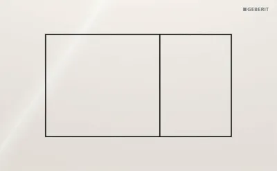 Image de Geberit Sigma 40 panneau decarré en verre gris sable pour réservoirs de chasse Sigma