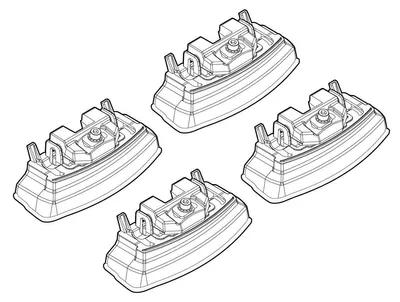 Produktbild von NORDRIVE Dachträgerfuß N21153 Fahrzeugdach für MAZDA CX-7 (ER)