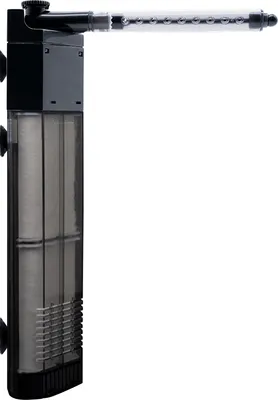 Produktbild von Dennerle Corner Filter, leistungsstark, leise & kompakt, für Aquarien 30-60 Liter, für junge Garnelen, 150 l/Std. Pumpenleistung, 2 Watt Stromverbrauch
