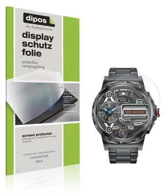 Image de 6x Film de protection d'écran pour CHOOSETIME SML6 protecteur antireflet dipos