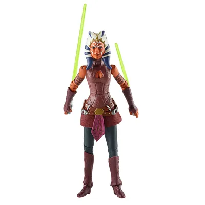 A Star Wars action figure of Ahsoka Tano.