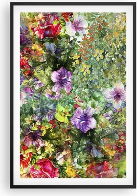 Produktbild von Gerahmtes Poster - Schwarzer Rahmen - blume sommer natur - 61x91,5 cm - Wand Bild - Wanddeko - Wandbilder - Kunstposter - Wandposter - Bilderrahmen - Bilder - Kunstdruck - Wandbild - P2BPA61x91-3842