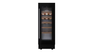 Zdjęcie produktu dla Teka 113610004, Termoelektryczna chłodziarka do wina, Wbudowany, 20 butel., 74 W, F, Czarny