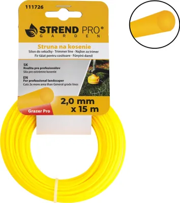 Produktbild von Trimmerfaden Grazer Pro 2,0 mm, L-15 m, rund 2 Stück