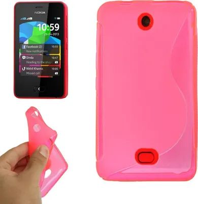 Produktbild von Handyhülle Schutz TPU für Handy Nokia Asha 501 pink
