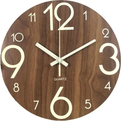 Produktbild von Digitale, leuchtende Wanduhr – zur Dekoration von Schlafzimmern, Küchen, Klassenzimmern und Büros,30cm