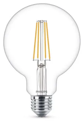 Image de Philips LED Boule G93 E27 non dimmable blanc chaud clair 60W