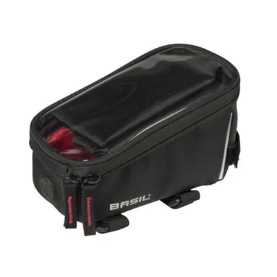 Produktbild von Basil Sport Design Rahmentasche 1 Liter schwarz wasserabweisend Fahrradtasche Fahrrad