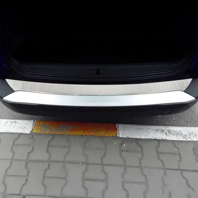 Image de Protection seuil coffre pare-chocs pour Peugeot 2008 2019-2025 inox Brossé