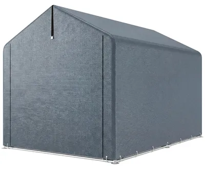 Productafbeelding van Outsunny garage-tent, 2,2 x 1,6 m, waterdicht, apparatuur tent met rolluik, zadeldak