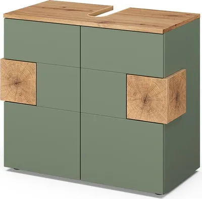 Produktbild von Waschbeckenunterschrank Vicco Eden Grün 73.1 x 64 cm, Model 59751