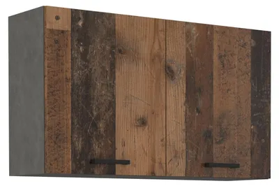 Produktbild von Hängeschrank Buffet Küche Mario 100 Küchenzeile Einbauküche Old Wood Matera
