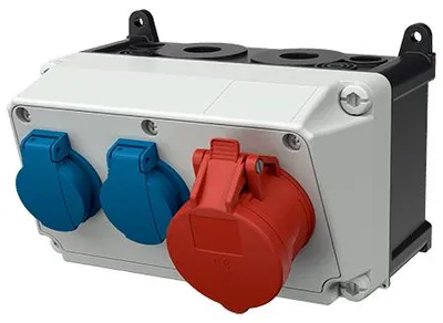 Zdjęcie produktu dla 910007 Kombinacja gniazd AMAXX IP44