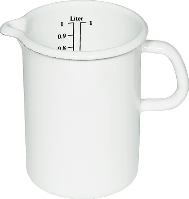 Produktbild von Riess Classic Küchenmaß mit Skala Ø10cm 1 Liter Emaille