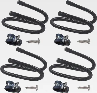 Produktbild von Topfdeckel-Organizer für Schranktür/Wandmontage, Topfdeckelhalter, Topfdeckelhalter in Küche oder Speisekammer, passend für Standard-Deckel, 12,7 - 25,4 cm, kein Kratzer, kein Topfdeckel, 4