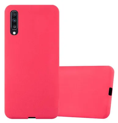 Immagine prodotto di Cadorabo custodia protettiva per Samsung Galaxy A70 / A70s custodia in rosso telefono cellulare TPU Etui Cover Case
