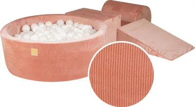 Obrázok produktu pre Penové stavebné kocky pre deti s bazénom na loptičky – mäkké stavebné kocky pre bábätká