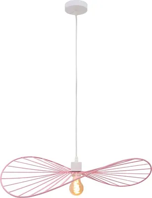 Produktbild von Olucia - JOLINDA - Pendelleuchte - Rosa / Weiß
