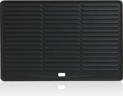 Produktbild von BBQ-Toro Gusseisen Grillplatte 41,5 x 27,5 cm | Wendeplatte, emailliert