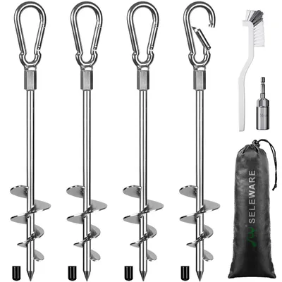 Produktbild von Starke Zeltpflöcke Erdanker Set von 4 für Camping