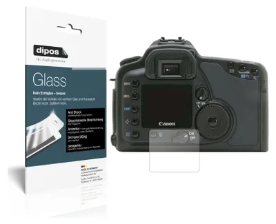 Obrázok produktu pre 2x ochranná fólia pre Canon Eos 10D matná - Anti-Shock 9H fólia dipos Glass plastové sklo