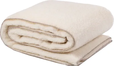 Produktbild von Alwero Modern - Wolle - Decke – 100x150 cm – Natur