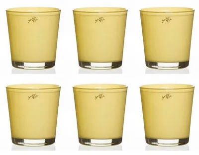 Produktbild von 6er Set Orchideentöpfe ORCHID vanilla gelb H. 13,5cm D.12,5cm Sandra Rich