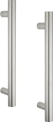 Image de Paire de poignée pour porte battante, entr'axe 300mm, inox - THIRARD