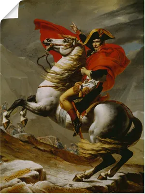 Produktbild von ARTland Poster Napoleon bei der Überquerung der Alpen. Größe: 30x40 cm
