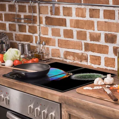 Produktbild von Glasschutzplatte für den Herd 2x30x52 Butterfly