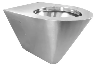 Produktbild von Nofer Hänge-WC 380x300x550 mm, Edelstahl matt