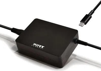 Zdjęcie produktu dla Zasilacz USB-C PORT Designs 90W, Zasilacz sieciowy do Notebooka MacBook, Tabletów, Smartfonów
