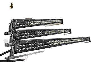 Imagen del producto de Tira de luces LED, impermeable, doble fila, de 15 pulgadas