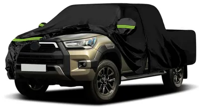 Image de Housse de protection imperméable pour Toyota Hilux Crew Cab, modèles de 2004 à 2025, bâche de protection pour toutes saisons