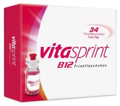 Obrázek produktu pro Vitasprint B12 lahvičky na pití, 34 ampulí