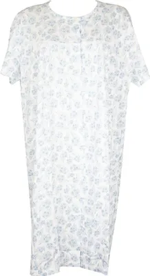Immagine prodotto di Camicia da notte donna RAGNO manica corta aperta davanti puro cotone articolo DM74NU, Taglia 54, Cotone 100%