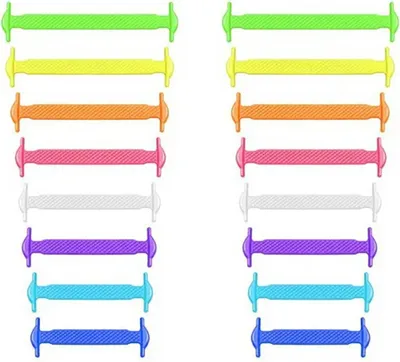 Immagine prodotto di Da10B Lacci In Silicone Senza Legatura Arcobaleno