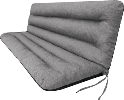Obrázok produktu pre Hojdací vankúš "Ania" - 120 cm, hrúbka 7 cm, odolný voči poveternostným vplyvom, s popruhmi a elastickým pásom, tkanina Oxford, pre záhradné lavičky a Hollywood | PillowPrim