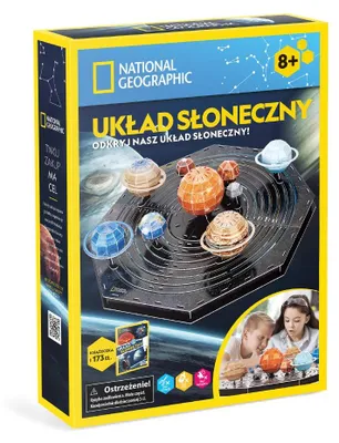 Obrázok produktu pre Puzzle 3D Układ Słoneczny National Geographic Cubic Fun Model