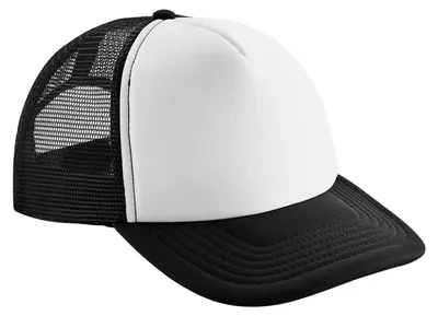 Image de Beechfield - Casquette snapback pour enfants LT2217 (taille unique) (noir/blanc)
