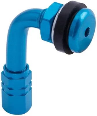 Imagen del producto de Válvula para llantas Spec-X, 90 grados, color azul